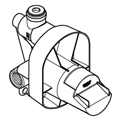 Grohe Einhand-UP-Universal Einbaukörper, für Wanne und Brause, DN 15 Bild 4