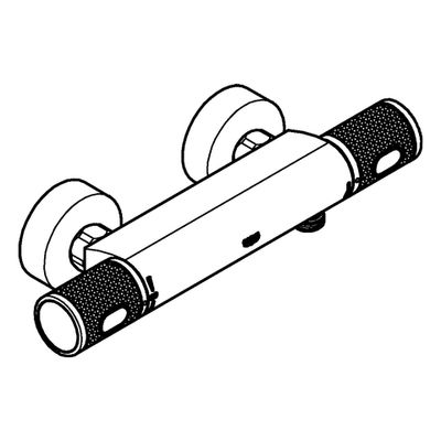 Grohe THM-Brausebatterie Grohtherm 1000 Performance Wandmontage, Farbe silberfarben Bild 4