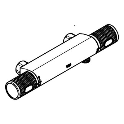 Grohe THM-Brausebatterie Grohtherm 1000 Performance, ohne Anschlüsse, Farbe silberfarben Bild 4