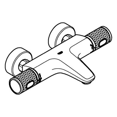 Grohe THM-Wannenbatterie Grohtherm 1000 Performance 34830 Wandmontage, Farbe chrom Bild 4