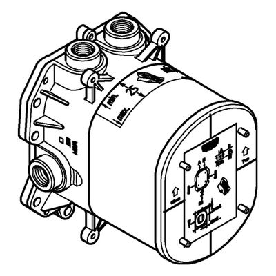 Grohe Unterputz-Einbaukörper Rapido 35500, für Grohtherm Special / Grohtherm F Bild 4