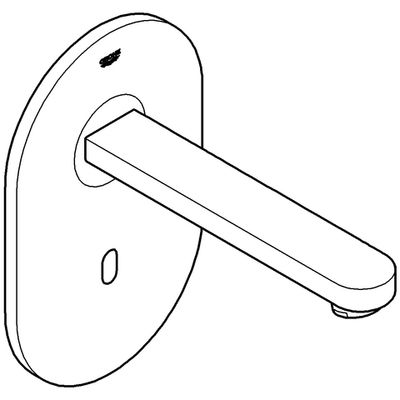 Grohe IR-Elektronik Euröco CE, für Waschtisch Fertigmontageset ohne Mischung 230 V, 172 mm, Farbe chrom Bild 4