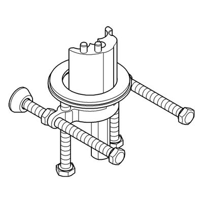 Grohe Verdrehsicherung passend, für Einlochbatt. Eurosmart CE / Eurosmart CT Bild 3