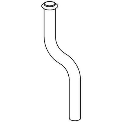 Grohe Spülrohr 200 mm lang 40 mm gekröpft für Druckspüler 577, 03.04.3510 Bild 3