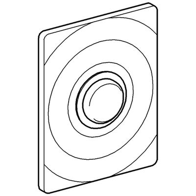 Grohe WC-Betätigung Surf, für Druckspüler aus Messing, 11 x 156 mm, Farbe chrom Bild 4