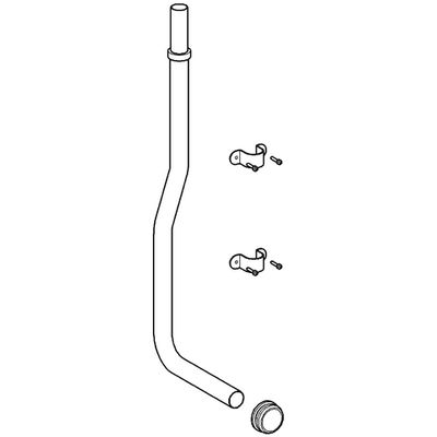 Grohe Spülrohr 500 - Durchmesser 28 mm, für WC-Druckspüler, 750 mm Bild 3