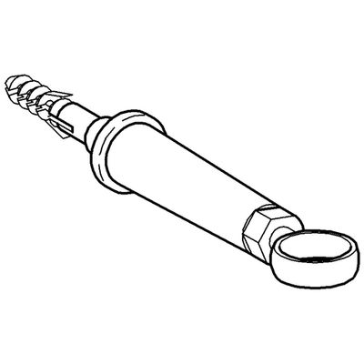 Grohe Spülrohrschelle DAL für Spülrohr 28 mm Wandabstand 15 - 85 mm, Farbe silberfarben Bild 3