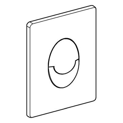 Grohe WC-Betätigung Skate Air 38505 Start / Stop/2-Mengen senkr, 11 x 156 mm, Farbe phantom black Bild 4