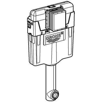 Grohe WC-Spülkasten Wandeinbau 6-9l einstellbar Start / Stopp ohne 2 Mengen, 779 x 467 x 118 mm Bild 4