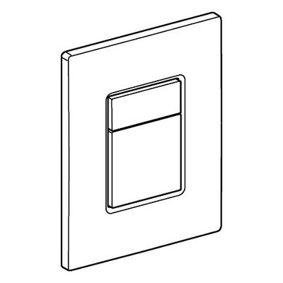 Grohe WC-Betätigung Skate Cosmopolitan 38732, 197 x 156 mm, Farbe supersteel Bild 4