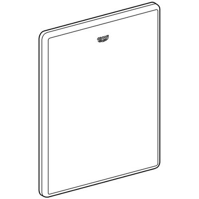 Grohe WC-Funk-Elektronik 38759, für Stützklappgriffe, mit Sendern edelstahl, 68 x 191 mm, Farbe Edelstahl-Optik (silber) Bild 4