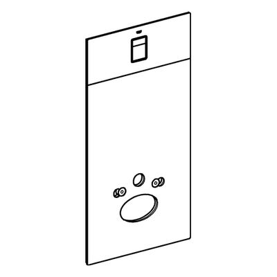 Grohe Glas-Designmodul 39374, für Rapid SL und Uniset, Farbe weiß Bild 4