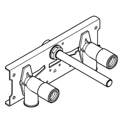 Grohe Thermostat-Rohbauset, für Waschtisch-Wand-Thermostate Bild 4