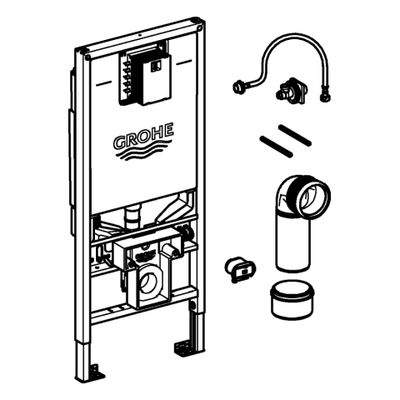 Grohe WC-Element Rapid SLX 1,13 m Bauhöhe Bild 4