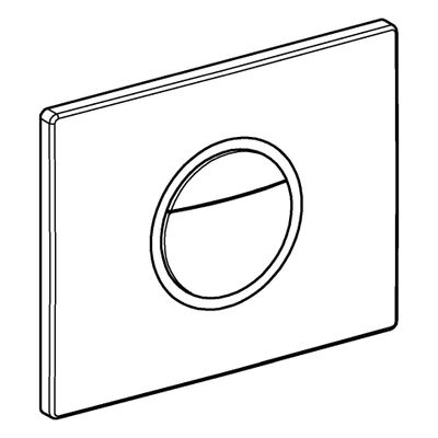 Grohe WC-Betätigung Nova C Light 2-Mengen / Start&Stopp Betätigung, 11 x 156 mm, Farbe chrom Bild 4