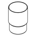 Grohe Glas Essentials passend, für Halter Essentials, Essentials Cube/- Authentic, Farbe grau Bild 3