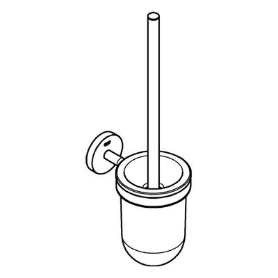 Grohe Toilettenbürstengarnitur BauCosmopolitan 40463_1, 374 x 210 x 138 mm, Farbe chrom Bild 4