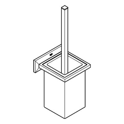 Grohe Toilettenbürstengarnitur Allure Brilliant 40500, 275 x 400 mm, Farbe chrom Bild 4