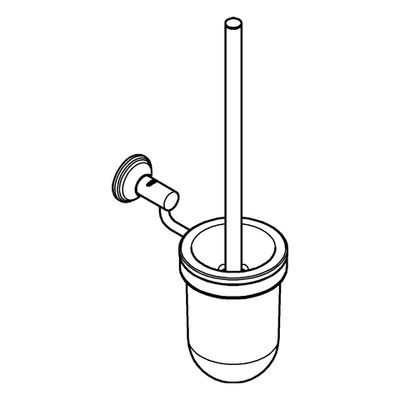 Grohe Toilettenbürstengarnitur Essentials Authentic 40658_1, 376 x 205 x 174 mm, Farbe chrom Bild 4