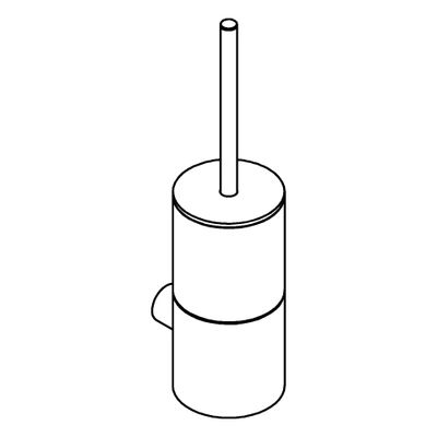 Grohe Toilettenbürstengarnitur Atrio Wandmontage, 378 x 126 mm, Farbe chrom Bild 4