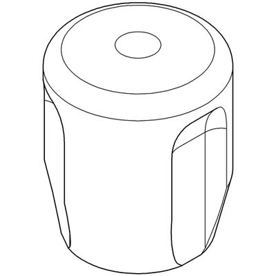 Grohe Griff Markierung blau, für Eurotec Aussenventile, Farbe silberfarben Bild 2