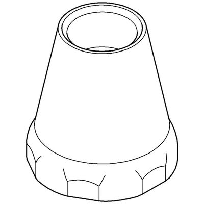 Grohe Kappe, für Eurotec frostsichere Aussenwandventile, Farbe silberfarben Bild 2