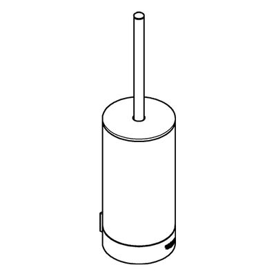 Grohe WC-Bürstengarnitur Selection 41076 Glas /, 383 x 100 x 108 mm, Farbe nickel Bild 4