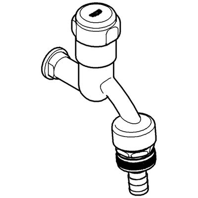 Grohe Armaturenkombination Rohrbelüfter Bauform C, DN 15, Farbe silberfarben Bild 4