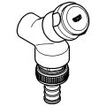 Grohe Armaturenkombination DN 15 Schraegsitz, mit Rohrbelüfter C, chrom, 28 mm, Farbe hochglanz Bild 4