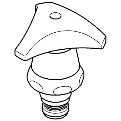 Grohe Oberteil Trecorn, mit Rückflussverhinderer, DN 15, Farbe silberfarben Bild 2