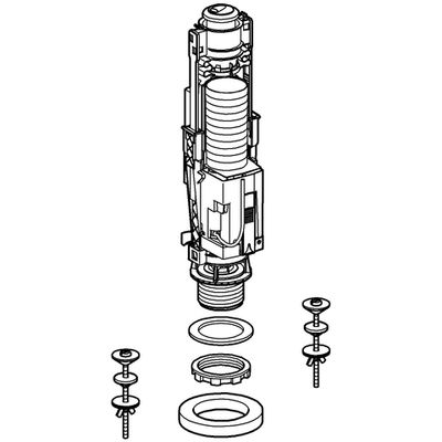 Grohe Eco-Ablaufventil AV1 42297 Druckknopfbet. Eco-Taste mattchromom /, Farbe chrom Bild 4