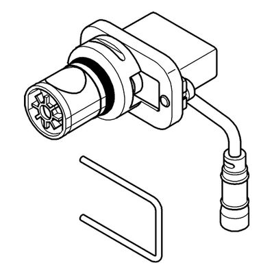 Grohe Servomotor, Farbe silberfarben Bild 2