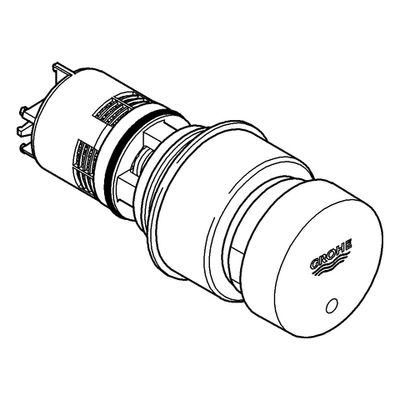 Grohe Kartusche, für Selbstschluss-Durchgangsventil 1/2'' Bild 2