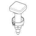 Grohe Drehgriff 42586, für Küchenspülen, Farbe silberfarben Bild 2