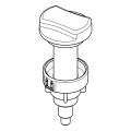 Grohe Drehgriff, für Küchenspülen mit automatischem Ablauf, rund, Durchmesser: 46 mm, Farbe silberfarben Bild 2