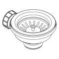 Grohe Ablaufgarnitur 42589_1, für Einbauspülen, 79 mm, Farbe Edelstahl Bild 2