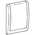 Grohe Abdeckplatte Classic 43177 komplett, Farbe weiß Bild 2