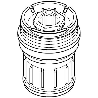Grohe Deckel komplett, verchromt 02.21.0610, Farbe silberfarben Bild 2
