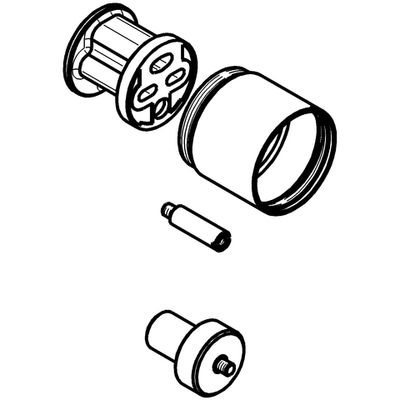 Grohe Verlängerungsset 30 mm, 1/2'', für Eichelberg Unterputz-Wannenbatterien Bild 3