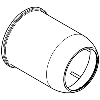 Grohe Aussenhülse 440431, für Eichelberg Unterputz-Kartusche 40, Farbe silberfarben Bild 2