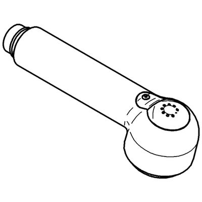 Grohe Doppelstrahl-Brause, für Eichelberg Al Dente Spültisch-Batterien, Farbe silberfarben Bild 3