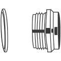 Grohe Set auswechselbarer Sitz 1/2", mit Dichtung Bild 3