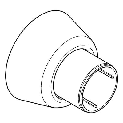 Grohe Rosette, für S-Anschluss 12058/12120 70 mm, DN 15, Farbe silberfarben Bild 3
