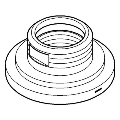 Grohe Rosette für Atrio 3-Loch Waschtisch / Bidetbatterie, Farbe silberfarben Bild 2