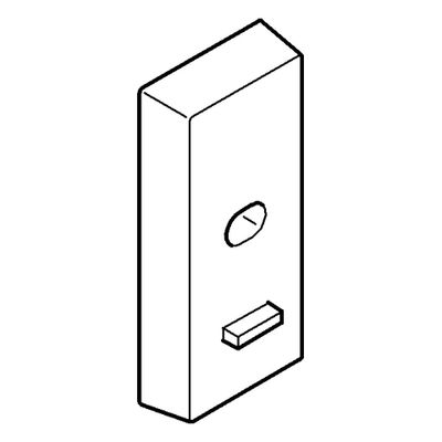 Grohe Ausgleichsscheibe 45914, für Brausestangen, Farbe grau Bild 3