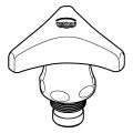 Grohe Oberteil 3/8" mit Trecorn-Griff, kalt, silberfarben Bild 3