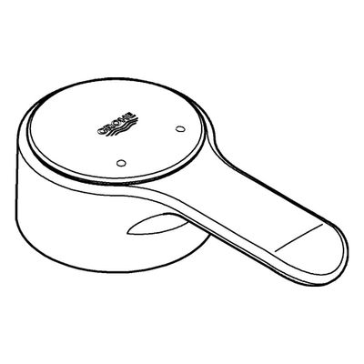 Grohe Hebel, 85 mm, Farbe silberfarben Bild 2
