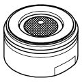 Grohe Strahlregler, keine Durchflussbegrenzung, AG M, 24 x 1 mm, Farbe silberfarben Bild 3