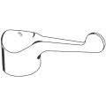 Grohe Euroeco Hebel, Länge 120 mm, für Euröco Spezial WT-Batterie, Farbe silberfarben Bild 3
