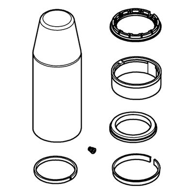 Grohe Dichtungssatz 46429000, Farbe schwarz Bild 2